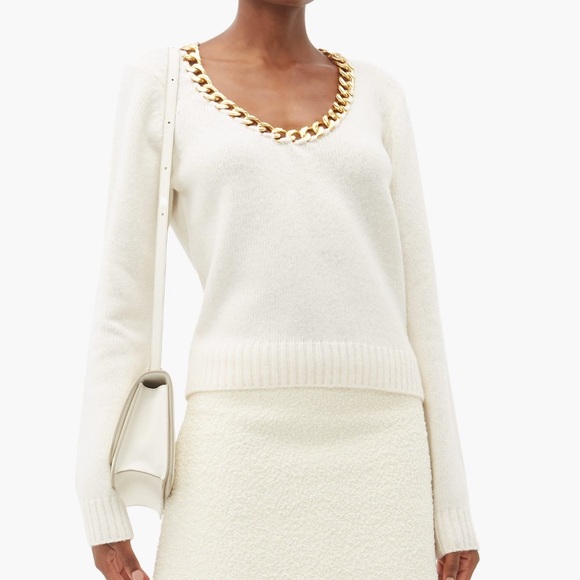 Bottega Veneta Chain Trim Sweater - Picture 2 of 6